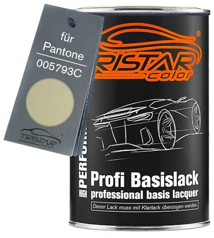 TRISTARcolor Autolack Dose spritzfertig für Pantone 005793C 5793C Green Basislack 1,0 Liter 1000ml