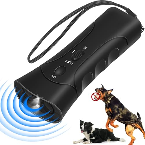 WEIMEIH Anti Bell Gerät Hunde, Anti Bell Halsband für Hunde, Handheld Ultraschall Anti Bell Gerät Hunde, Effektiv Haustiertraining, Hundegebell Stoppen, Hundetrainings Geräte Draußen Zuhause