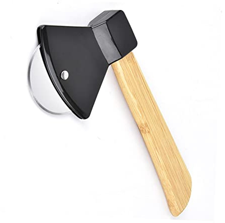 Rcniso Tagliapizza Coltello per Pizza Efficiente con Lama in Acciaio 430 Ad Ascia Tonda per Ristoranti Domestici (#1)