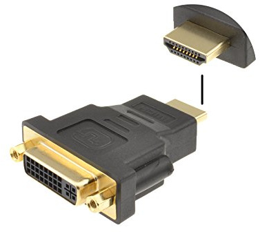 kenable DVI-D 24+5 Femelle vers HDMI Fiche Digital Adaptateur Onvertisseur Plaqués Or
