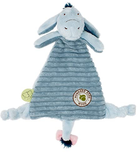Eeyore Hundred Acre Woods Comforter Blanket - Baby Cuddly Toys - Comfort Blanket - Newborn Baby Gift for Boys and Girls - Baby Comforter Toys by Rainbow Designs