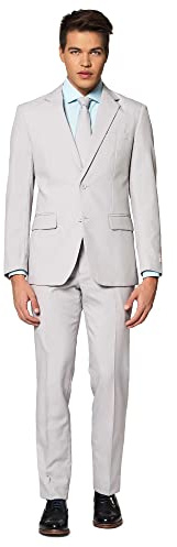 OppoSuits einfarbige Party-Anzüge – Bunte Outfits für Abschlussball, Hochzeiten, Junggesellenabschiede – Inklusive Sakko, Hose und Krawatte.