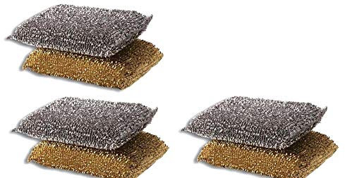 Uteruik Esponjas/Almohadillas de Limpieza antiarañazos, 6 Unidades