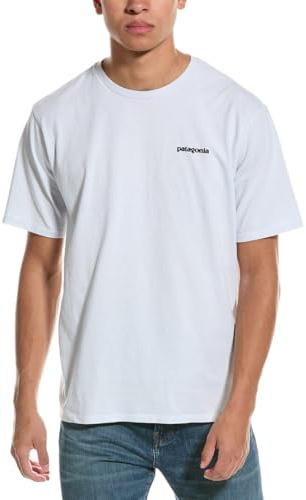Patagonia M's P-6 Logo Responsibili-tee T-tröja Herr, Blanco, XS