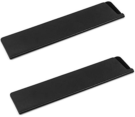QWORK® Knife Edge Guards, Knife Sheath Sleeves, Universal Blade Cover Protector, ABS Plastic and BPA-Free, 8-11/16”, Set of 2