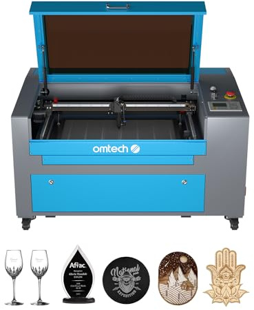 OMTech CO2 Laser Graviermaschine 60W Laser Schneidemaschine 600x400mm Laser Graviergerät Gravurmaschine CO2 Laser Cutter