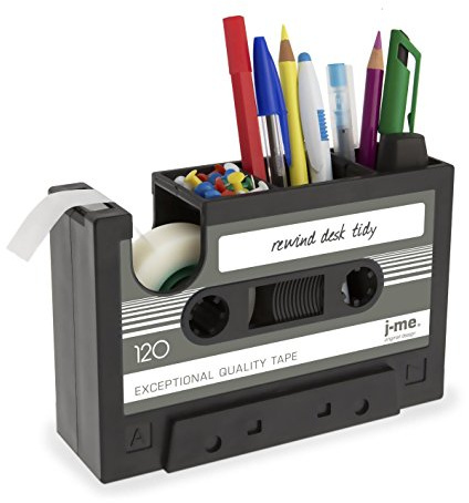 Kassette Stifthalter Vase Bleistift Topf Schreibwaren Schreibtisch ordentlich Container Bueromaterial Lieferant Geschenk (schwarz)