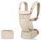 Ergobaby Omni Dream Babytrage für Neugeborene ab Geburt bis 20kg, 4 Positionen SoftTouch Cotton Ergonomische Babybauchtrage Rückentrage Baby-Tragetasche, Natural Dots