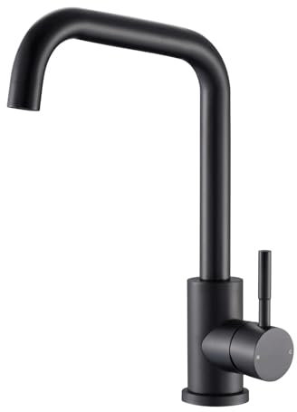 Reginox NERA MB Single Lever Kitchen Mixer Tap in Matt Black