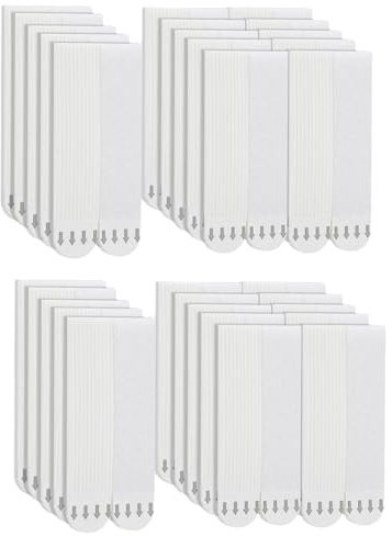 Gisde Medium Picture Hanging Strips Heavy Duty, 20-Pairs(40 Strips) Sticky Picture Hangers for Walls No Damage Wall Picture Hangers Without Nails Refill Adhesive Poster Strips (Medium-20 Pairs)