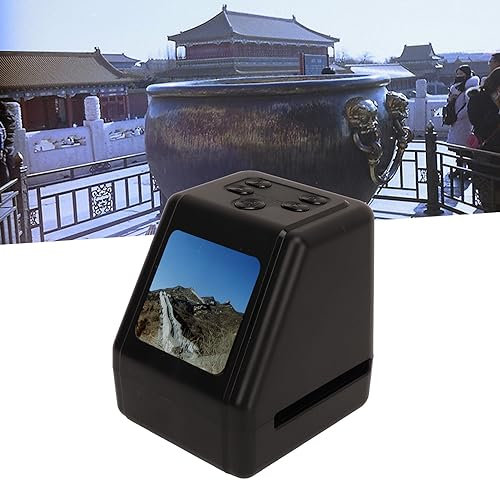 Scanner di Film e Negativi Compatto - Schermo da 2 Pollici per Negativi in Bianco e Nero photo negative scanner to digital Diapositive 135 126 110 8 mm Film- & Diascanner