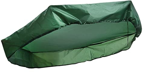 FUNOMOCYA Sandkastenabdeckung Spielzeugschutzhülle Grün 230x200cm Staubdicht Oxford Gewebe Hexagon Mit Kordelzug Für Gartensandkasten Outdoor