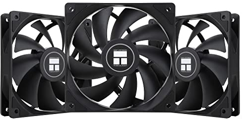 Thermalright TL-C12C-X28 X3,Black Cooling Fan, with 1550RPM Speed,120mm Computer Case Cooler Fan,Case and Liquid Cooler & CPU Cooling,28mm Thickness(Includes 3 fans)