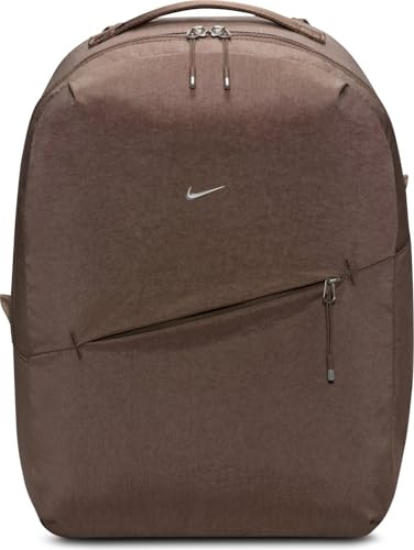 Nike Aura HF7007 24L Backpack, Mink Brown/Mink Brown/Matte Silver, standard size, SPORTSWEAR