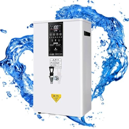 KJZQXYX Commercial Hot Water Dispenser, 50L/60L/80L Large Capacity Electric Dispenser Water Boiler, Step-Heating Fast Ready Water Boiler Machine (60l/H)
