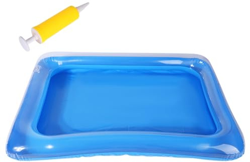 Inflatable Pool, Inflating Foot, Convenient Rinse Durable and Portable Easy to Inflate and Use Multi-Functional Use Compact and Lightweight, Foot Bath Basin for Pool Entry Ladder