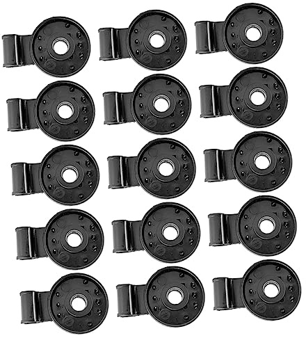 Pince pour Filet de Serrage Ronde Noire Pe Réutilisable Lot de 50