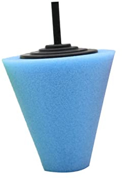 PENIKOKO Tampone in Spugna Forma Di Cono Per Lucidatura Ceratura e Sigillatura Della Vernice Adatto Per Dettagli Auto Aree Difficili Da Raggiungere