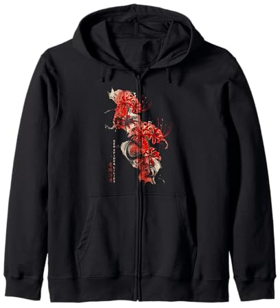 Lys araignée rétro au Japon Doux Grunge Pastel Gothique esthétique Sweat à Capuche