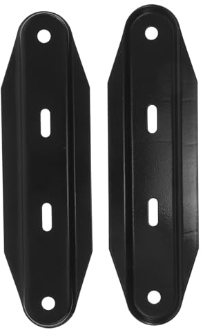 DONFAMDS 2 Piezas Soporte de Rueda para Radiador Eléctrico de Aceite Negro Base Metálica Estable para Calentadores Domésticos y Piezas de Repuesto Interiores