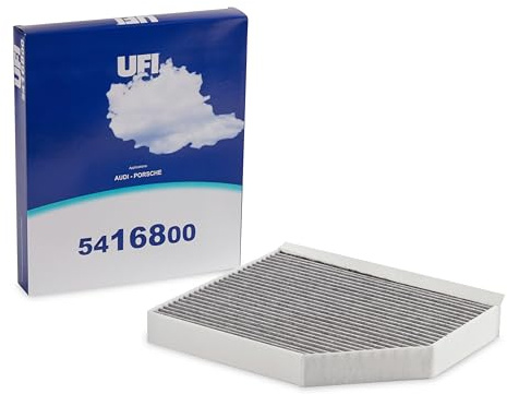 UFI Filters, Filtro de Habitáculo de Carbón Activo 54.168.00, Filtro de Habitáculo de Recambio, Apto para Coches, Apto para Modelos de de Audi y Porsche