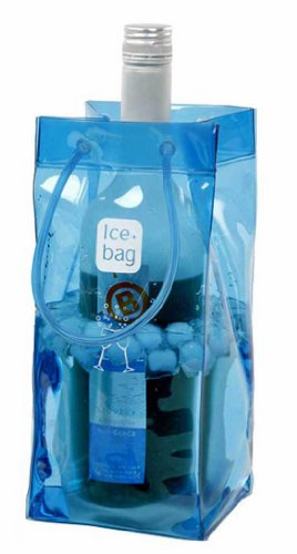 Portable Ice Bag - Blue by HomeAndWine.com