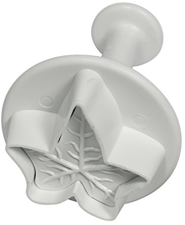 PME IL537 Ivy Leaf Plunger Cutter, Small Size, 15 mm, White