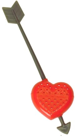 trendaffe Herz mit Pfeil Teesieb - Teeei Teefilter Teekugel