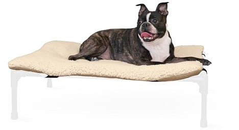 K&H Elevated Dog Bed Pet Cot Pad (Cot Sold Separately), Medium 32x25in Tan