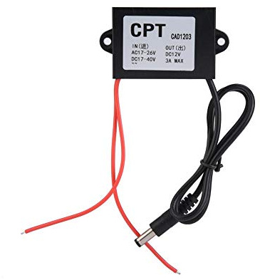 AC-DC 24V to 12V Power Adapter Converter Voltage Regulator for Monitor Power Supply Unit with Stable Output and Overload Protection