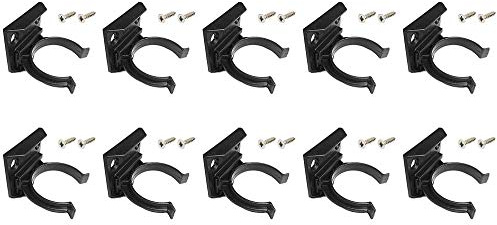 x10 Kitchen Kick Board Plinth Clips & Bracket Fits 30-31mm Diameter + 20 Screws