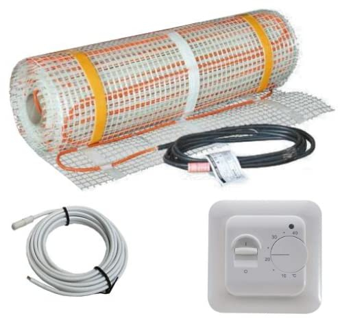2000 Watt PREMIUM Fußbodenheizung elektrisch Fliese Bad Heizmatte Thermostat 10 m²