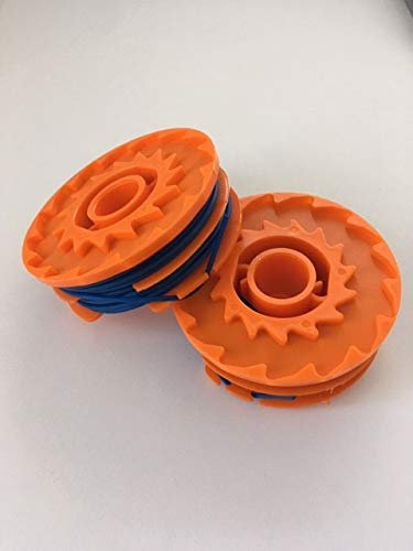 Garden Machinery Spares ALM Manufacturing QT450 WX100 Spool & Line Qualcast 1.5mm x 2 x 5m (Twin Pack)