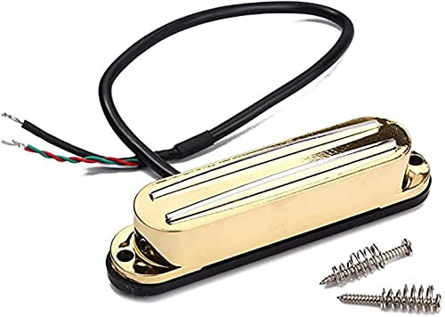 Doppelspulen-Humbucker Gold Dual Hot Rail Humbucker Pickup Single Coil Guitar Pickup Fit Für Stratocaster Tele E-Gitarre Pickups