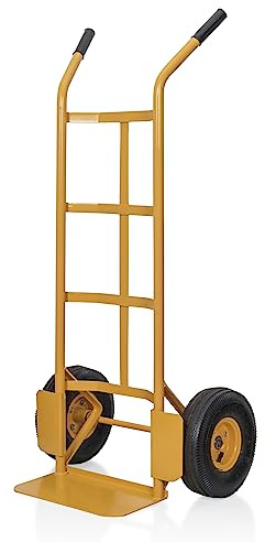 VITO - Diable chariot de transport Charge 200 kg avec Roues gonflées Professionnel