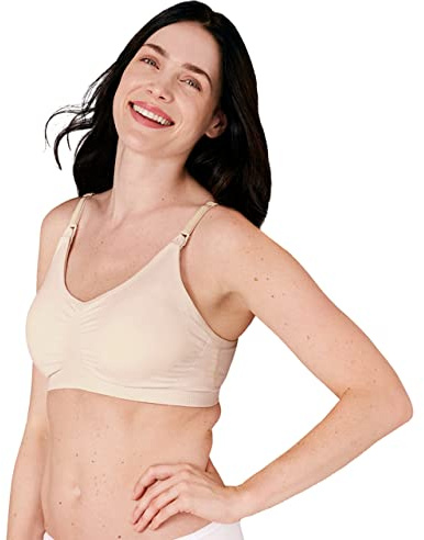 Medela 3-i-1 amnings- och pump-BH andas och är lätt för ultimat komfort vid amning eller pumpning av handsfree Chai S