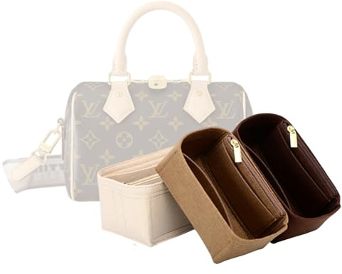 LinerLink Taschen-Organizer für LV Speedy Bandoulière 25 Beutel (25 x 19 x 15 cm) (Kaffee, Stil A)
