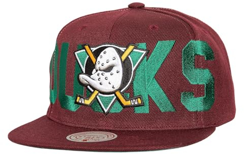 Mitchell & Ness NHL Full Frontal Snapback Cap Anaheim Ducks