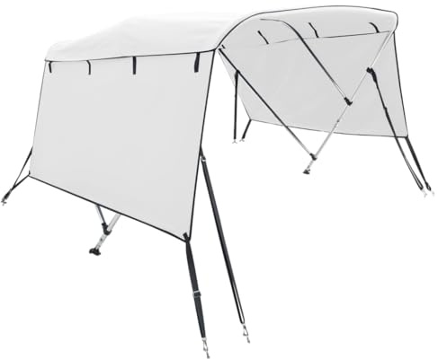 vidaXL Toldo Bimini 3 Arcos con Paredes Laterales 183x(154-167) x137 cm