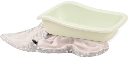 Götz 3403573 Babypuppen Badezeit Avocado Set - 2-teilige Badeausstattung als Zubehör-Set für Puppen der Größen S (30 - 33 cm) und M (42 - 46 cm)