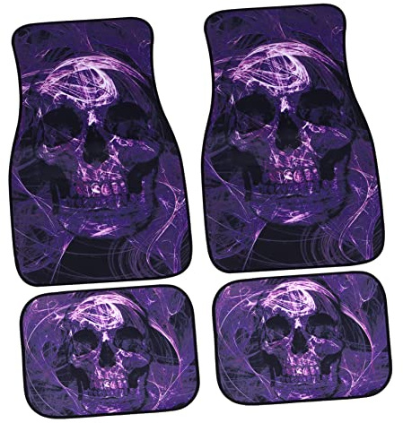 PLAFOPE 4piezas Alfombrillas De Coche Diseño De Tapetes Impermeables para Automóviles Alfombras Antideslizantes para SUV y Coches Protección De Manchas y Derrames