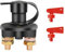 Zythrem Interruptor de Desconexión de Batería de Coche 12V / 24V Interruptor de Apagado de Batería Desconectador de Bateria Desconexión para Vehículos Marinos Barcos Automóviles