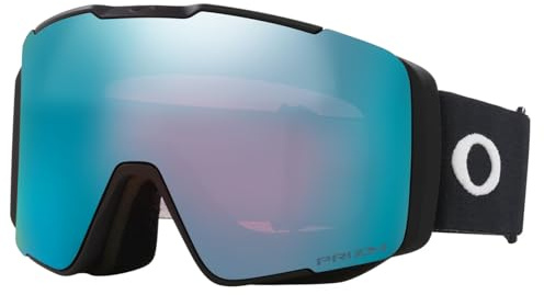 Oakley Line Miner Pro Snow Goggle, Matte Black Strap w/Prizm Snow Sapphire Iridium Lens, Medium