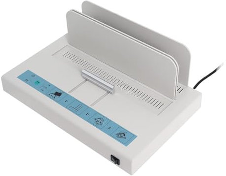 Relieuse thermique électrique 220 V, 3 réglages de température, reliure à chaud jusqu'à 50 mm d'épaisseur, pour bureau, magasin de photocopies et domicile