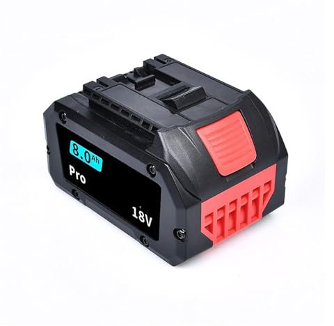Batteria Di Ricambio Al Litio 18V 8.0Ah 21700 40T Compatibile Con Bosch, Compatibile Con ProCORE BAT609 BAT618(8.0Ah)