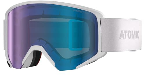 ATOMIC SAVOR STEREO Skibrille I Ski- & Snowboardbrille mit Stereo Scheibentechnologie für klare Sicht I Damen- & Herren-Ski-Brille mit Live Fit Rahmen für individuelle Passform