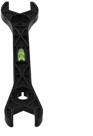 Shower Wrench with Dumpy Level PPR Hose Nut Mixing Valve Faucet Installation Wrench for Positioning and Faucet Installation for Water Pipes Faucets Bathrooms