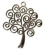 PuntoCasaStore 12 PZ Ciondolo zama Albero della Vita 4,5 cm bomboniera Matrimonio Comunione Battesimo Cerimonia Regalo