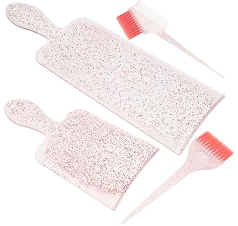 Kit de Coloration Capillaire Rose en Abs et Nylon, 1 Set