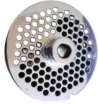 Parti Del Tritacarne N. 32 Da 99 Mm Di Diametro, Piastra Porosa Perforata Rotonda Convessa, Parti Di Ricambio Da 6 Mm